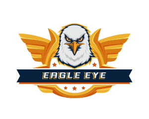 Eagle Wings Gaming Mascot logo design