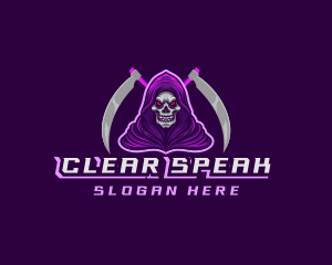 Grim Reaper Scythe Logo