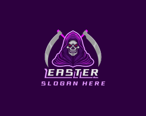 Grim Reaper Scythe Logo