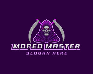 Grim Reaper Scythe Logo