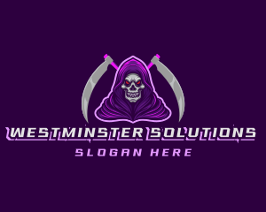 Grim Reaper Scythe Logo