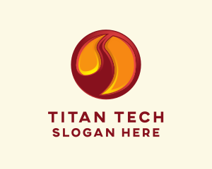 Global Tech Company logo design