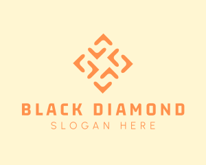 Diamond Modern Arrows logo design