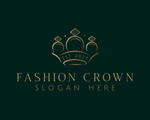 Jewelry Ring Crown logo design