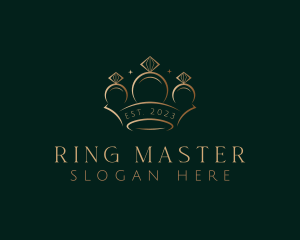 Ring - Jewelry Ring Crown logo design