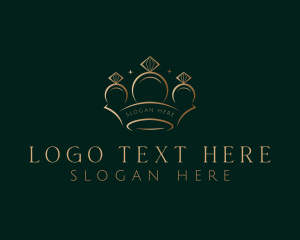 Jewelry Ring Crown Logo