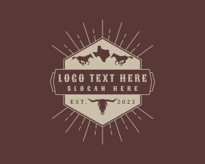 Cowboy - Texas Ranch Rodeo logo design