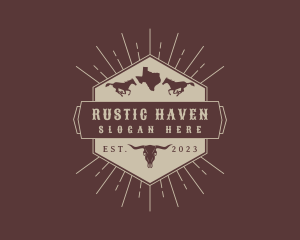 Texas Ranch Rodeo logo design