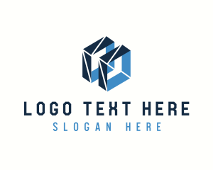 Manufacturing - Generic Cube Business logo design