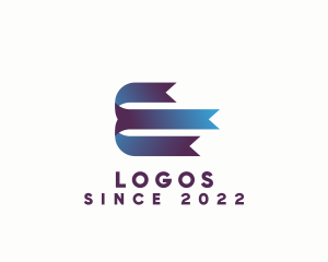 Organization - Ribbon Letter E Company logo design