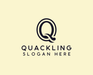 Author Publishing Firm Letter Q logo design