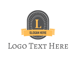 Style - Retro Style Emblem Letter logo design