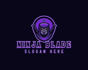 Gaming Hunter Ninja logo design