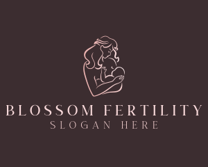 Mother Baby Parenting logo design