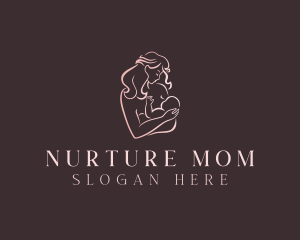 Postnatal - Mother Baby Parenting logo design