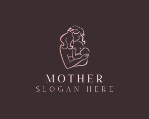 Mother Baby Parenting logo design