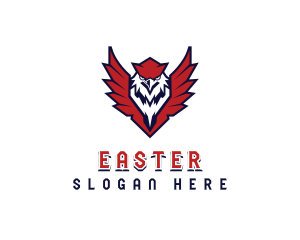 Wings - USA Eagle Shield Veteran logo design