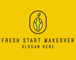 Nature Lemon Fruit logo design