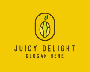 Juicy - Nature Lemon Fruit logo design