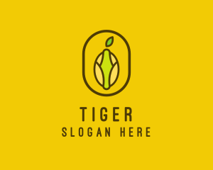 Vegetarian - Nature Lemon Fruit logo design