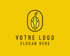 Dragon Fruit - Nature Lemon Fruit logo design