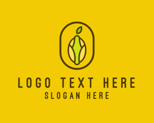 Healthy - Nature Lemon Fruit logo design