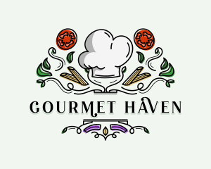 Gourmet Pasta Restaurant logo design