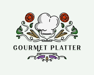 Gourmet Pasta Restaurant logo design