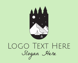 Rural Living - Outdoor Nature Camp logo design