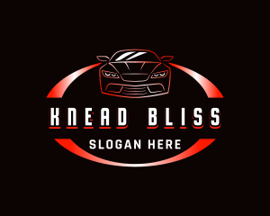 Car Garage Rental Logo