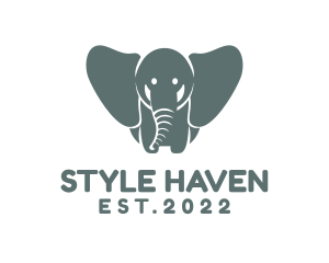 Baby Elephant - Daycare Elephant Zoo logo design