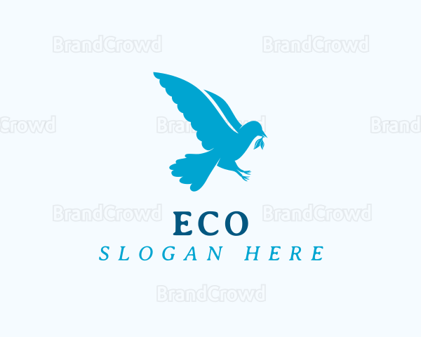 Blue Dove Wings Logo