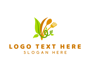 Utensil - Vegan Culinary Utensils logo design