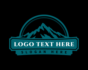 Geology - Travel Outdoor Mountain logo design