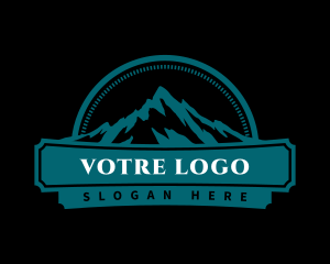 Travel Outdoor Mountain  Logo