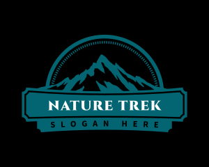 Hike - Travel Outdoor Mountain logo design