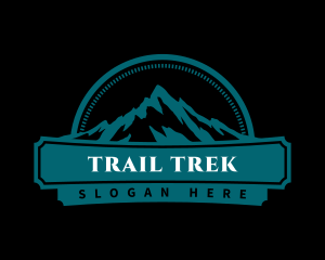 Hike - Travel Outdoor Mountain logo design