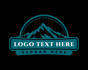 Travel Outdoor Mountain  Logo