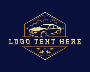 Garage - Car Detailing Polisher logo design