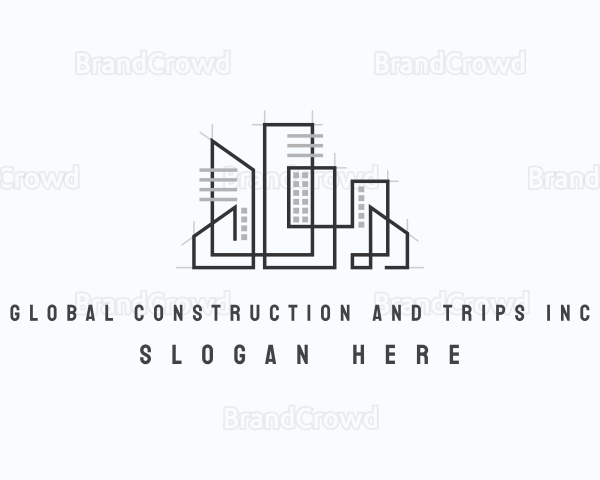 Construction Company Building Logo