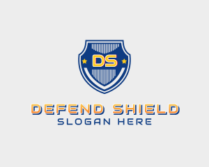 Defend - Shield Police Badge Security logo design