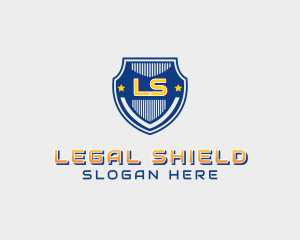 Shield Police Badge Security logo design