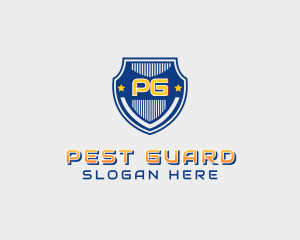 Shield Police Badge Security logo design