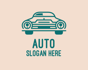 Line - Automobile Car Auto logo design