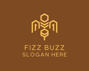 Honey Bee Hive logo design