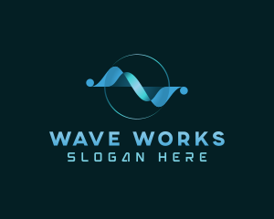 Generic Wave Company logo design