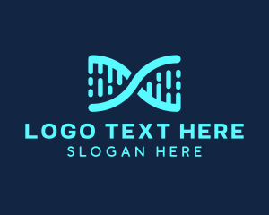 Biotechnology - Genetics Laboratory Letter X logo design