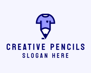 Pencil T-shirt Apparel logo design