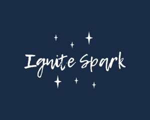 Sparkly Brush Sketch logo design