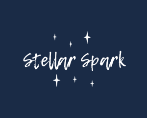 Sparkly Brush Sketch logo design